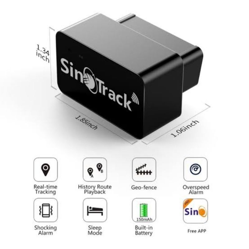GPSติดตามรถ SINOTRACK รุ่น ST-902 ไม่มีฟังเสียง(GPS ต่อกับพอร์ต OBDII) ตัวแทนจำหน่ายในประเทศไทยถูกต้อง