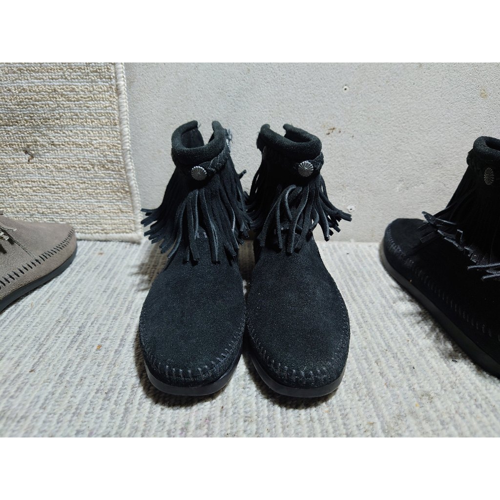 รองเท้าบูท minnetonka 299 / 2262601 สีดำ # w6 # 37