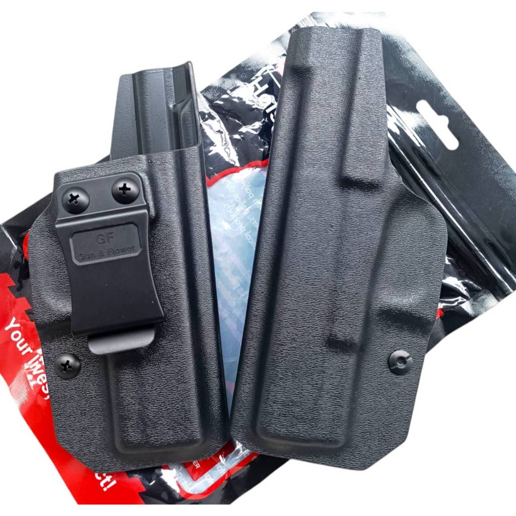 Kydex ซองปืuพกในไคเดค Glock19 Gen​1-5/G19X (กันแอนด์ฟลาวเวอร์)​