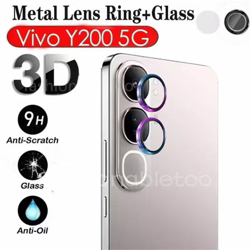 ฟิล์มกล้อง สำหรับ Vivo Y200 Y19s Y300 ฟิล์มหลัง กระจกกล้อง เลนส์กล้อง Vivo Y200 5G