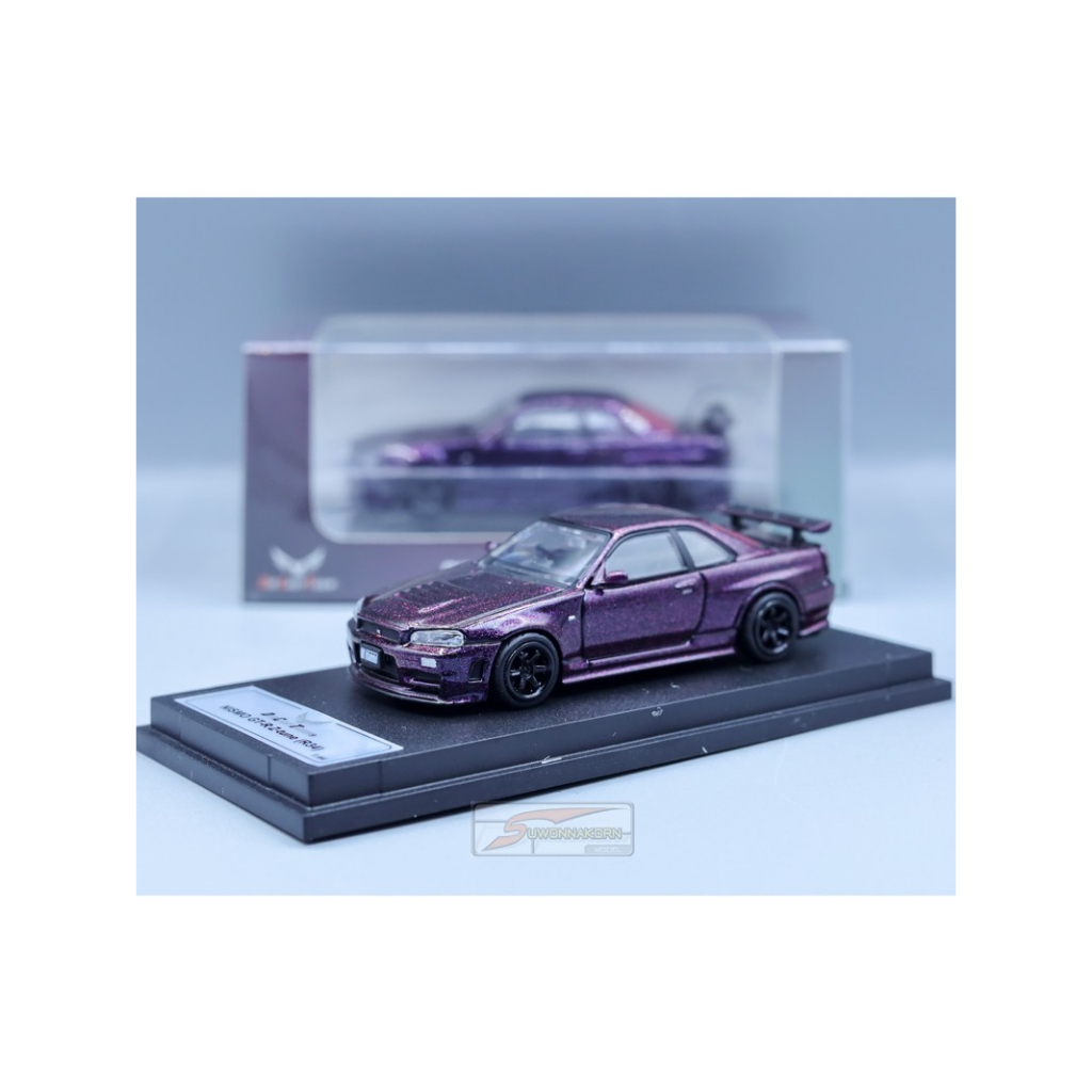 DIECASTTEAM  1/64 Nismo GT-R Z-Tune R34 Midnight Purple