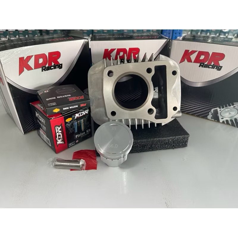 เสื้อสูบ Msx 125/ w125iปลาวาฬ  ขนาด 56 57mm พร้อมลูกสูบหัวเรียบและหัวนูน