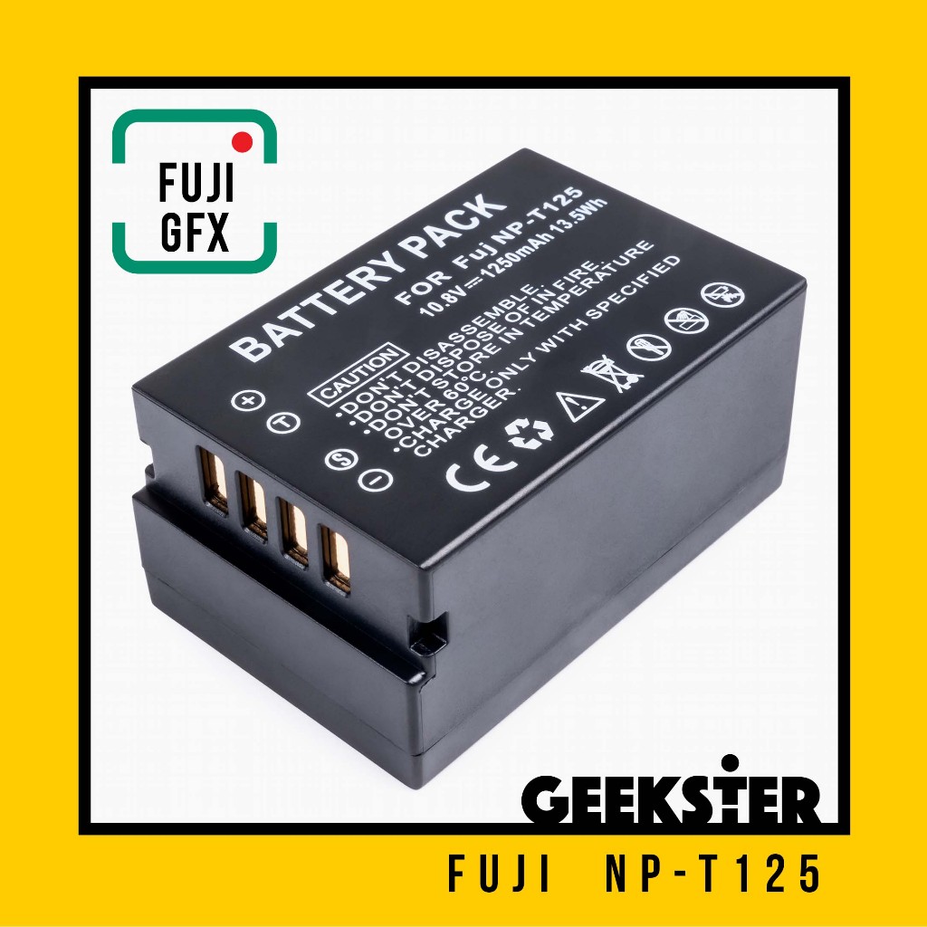 แบต ฟูจิ GFX 50S 50R 100 T125 ( GFX50S  GFX50R GFX100 NP-T125 / NPT125 FUJI Battery / แบตเตอรี่ )