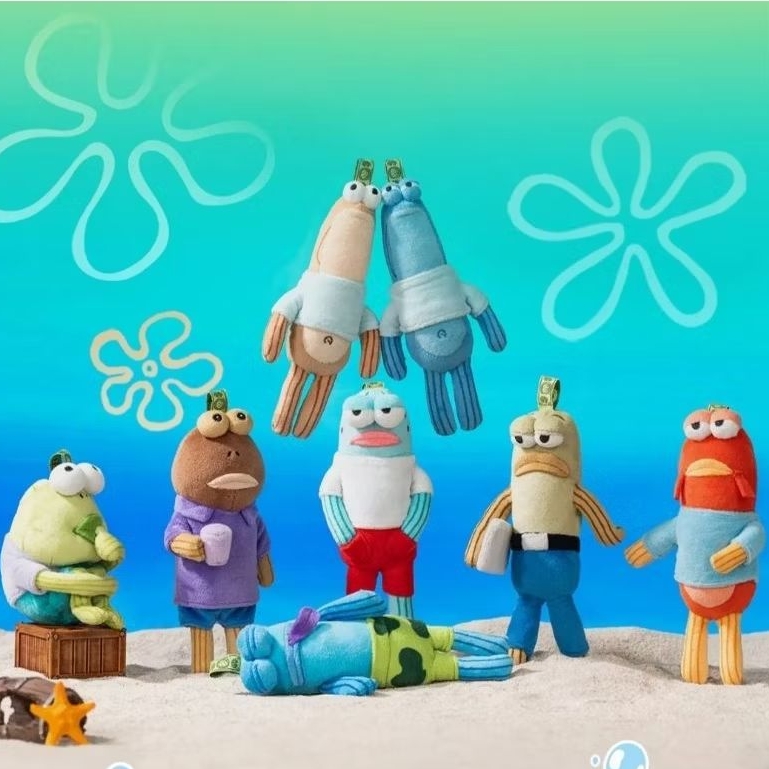 พวงกุญแจ Bikini Bottom Buddies Series Confirmed Blind Box พร้อมส่ง (เช็กการ์ด)