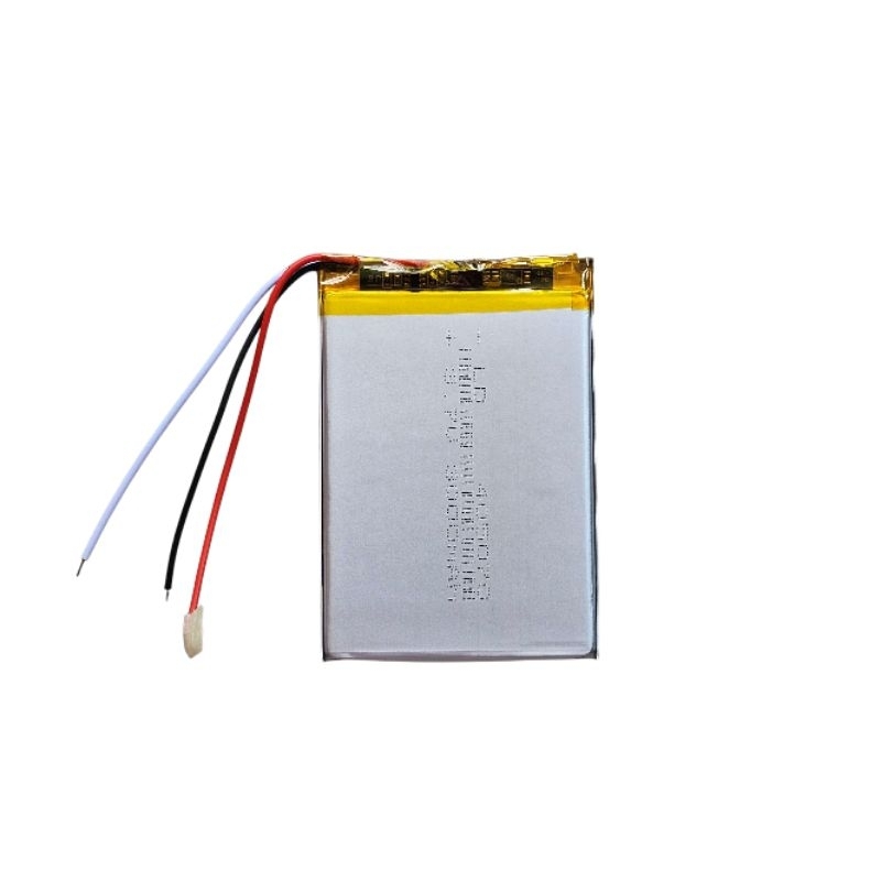 405070  3.7v 3000mAh 3สาย แบตเตอรี่ Lithium Polymer Li-Po li ion Battery MP3 MP4 MP5 GPS PSP DIY แบต