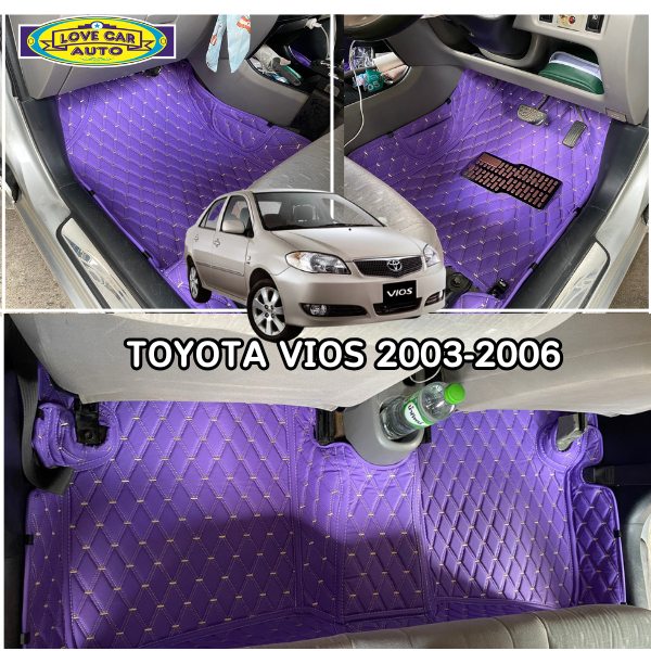 พรมปูพื้นรถยนต์ Toyota Vios 2003-2006