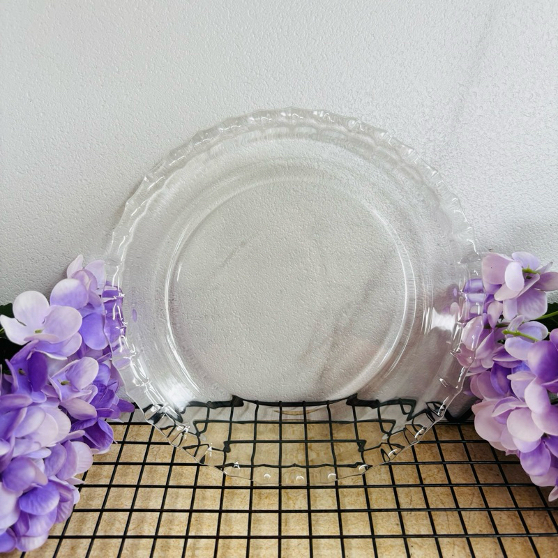 จานแก้ว PYREX IWAKI GLASS PYREX มือสอง จากญี่ปุ่น