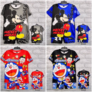 ชุดเด็ก ชุดเด็กพิมพ์ลายทั้งตัวเสื้อ+กางเกง ใส่ได้ทั้ง ดช/ดญ …