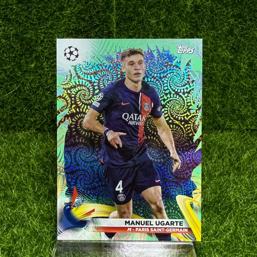 RUN /75 Manuel Ugarte TOPPS Carnaval UEFA Aqua #56