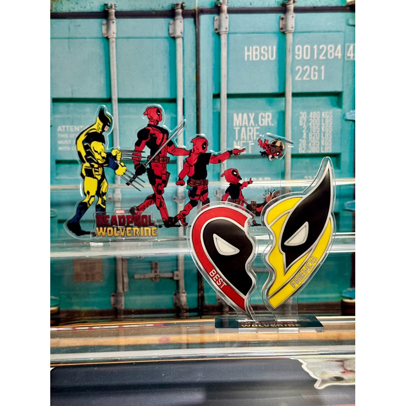 (พร้อมส่งจากไทย) Displays อะคริลิค DEADPOOL & WOLVERINE ลิขสิทธิ์แท้ ZD TOYS ได้ทั้ง 2 ชุด