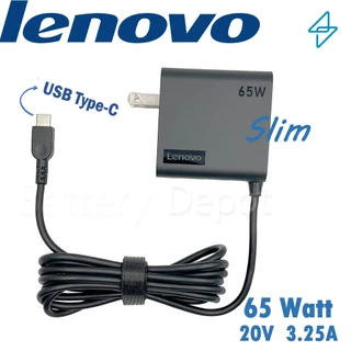 รุ่นใหม่ Size Mini Lenovo Adapter ของแท้ 20V/3.25A 65W หัว USB Type-C สายชาร์จ Lenovo เลอโนโว่ อะแดปเตอร์