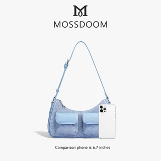 MOSSDOOM Liora Bag กระเป๋าสะพายไหล่ ทรงโฮโบสุดคิวต์ สวยหวานมินิมอล