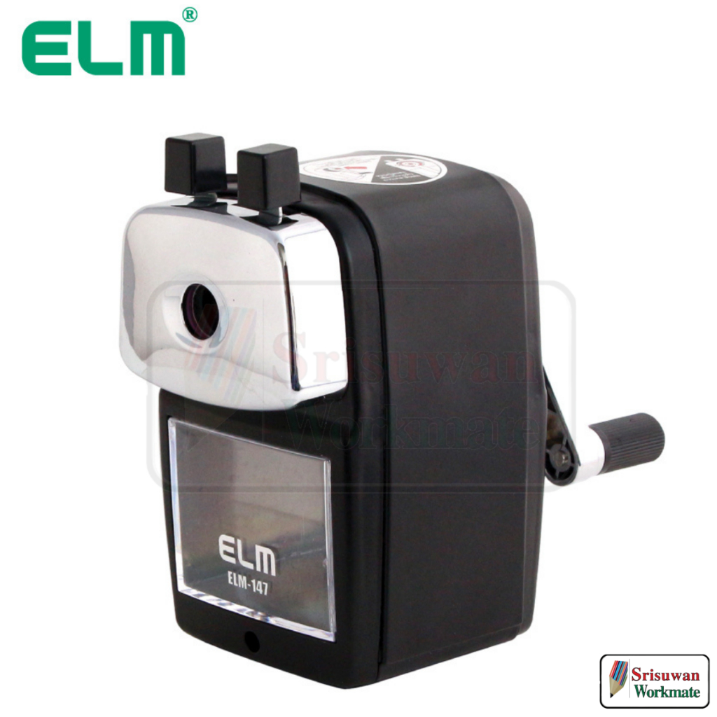 ELM ELM-147 เครื่องเหลาดินสอ เครื่องเหลาดินสอตั้งโต๊ะ พร้อมตัวยึด ราคา ถูกที่สุด ดีลบีเคเค