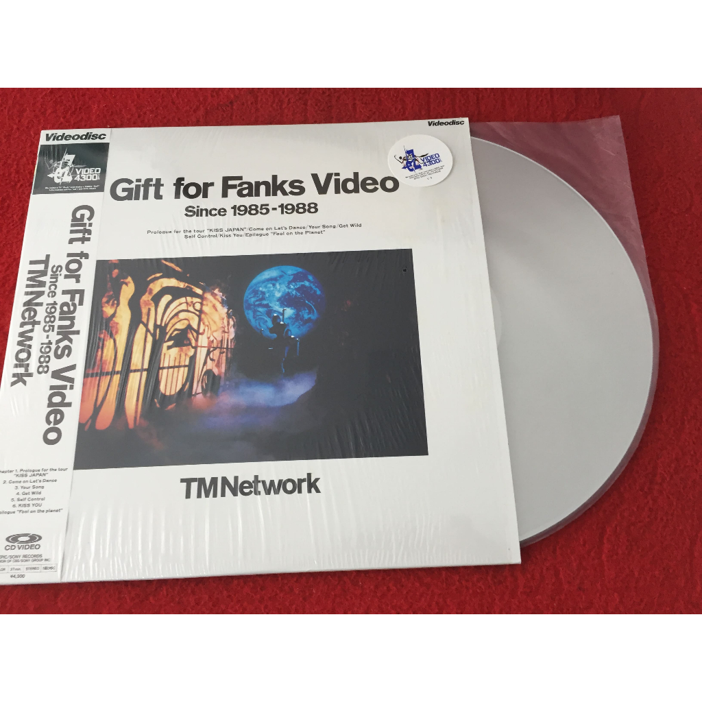 TM NETWORK - Gift for Fanks Video Since ขนาด 12 นิ้ว LaserDisc B188