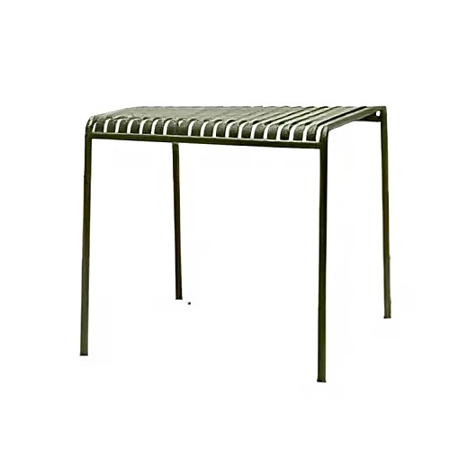 Aluminum club 80 cm square table (ACS-07)