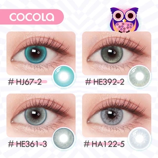 【Buy 5 Get 1 Free】COCOLA Green คอนแทคเลนส์ Color Contact Lens สีกรีน/เบบี้บลู 6เดือน | DIA 14.0-14.5mm ,HJ67-2