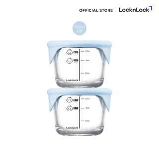 LockLock กล่องแก้วใส่อาหารสำหรับเด็ก Baby Food Container 150 ml. รุ่น LLG058S2