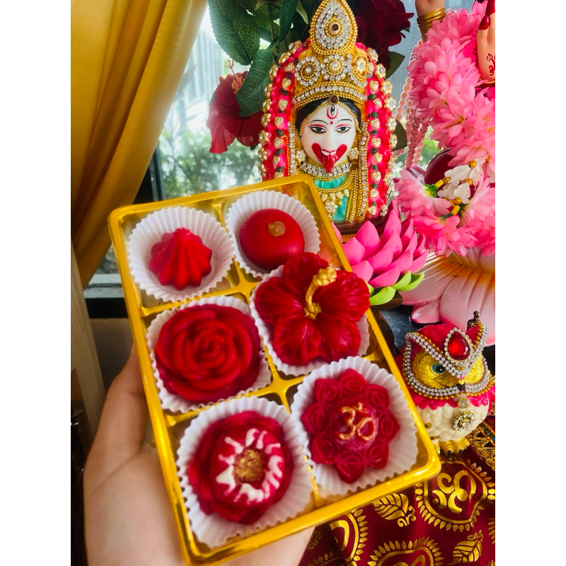 เซทขนมถวายพระแม่กาลี  พร้อมธูปเลข