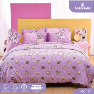 FOUNTAIN ลาย Marie : ผ้าปูที่นอน (ไม่รวมผ้านวม) ขนาด 3.5 ฟุต / 5 ฟุต / 6 ฟุต
