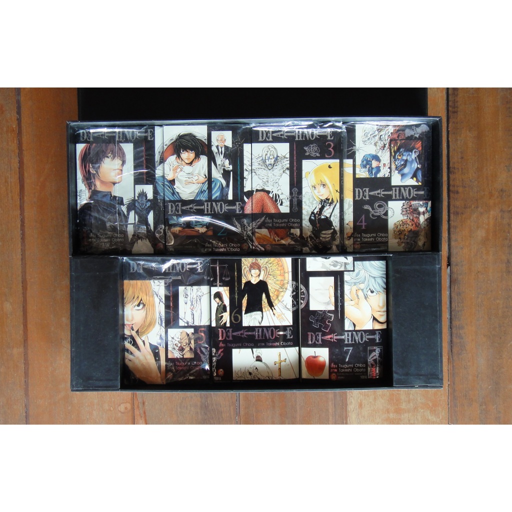 หนังสือการ์ตูน Boxset Vol. 1 Death Note Pocket Edition เดธโน๊ต เล่ม 1-7 ครบจบ ผลงานของ Takeshi Obata