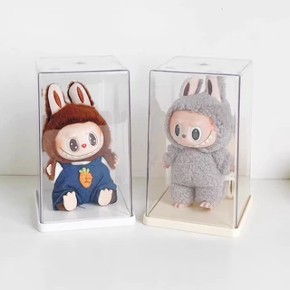 กล่องใส่โมเดล ตู้โชว์ตุ๊กตา กล่องใส่ art toy วัสดุอะคริลิก กันน้ำกันฝุ่นพร้อมฝาปิด การออกแบบที่ปิด ทำความสะอาดง่าย