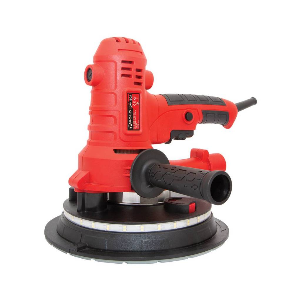 POLO เครื่องขัดผนัง 7 นิ้ว กำลังไฟ 710 วัตต์ รุ่น DW-180A ความเร็วรอบ 1200-2300 รอบ/นาที สายไฟยาว 3.