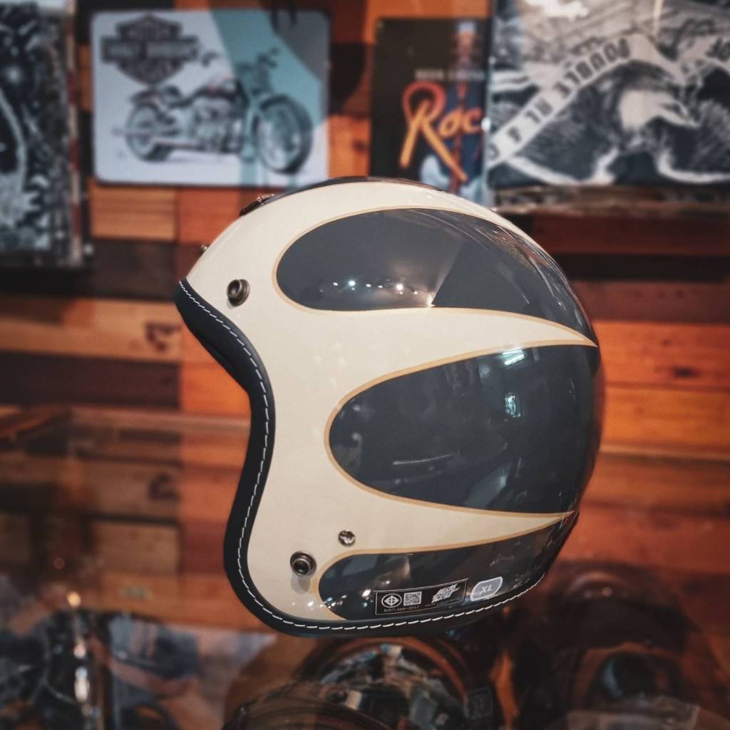 Helmshell x Mototwist BKK หมวกรุ่น lodestar ลิขสิทธิ์แท้ดั้งเดิม หมวกกันน็อคสไตร์คลาสสิคสุดพรีเมี่ยม