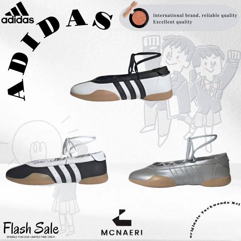 🎉รอพรีออเดอร์/ของแท้ 💯 🎉Adidas originals Taekwondo Mei JR7030/JR7031/JR7032 รองเท้าส้นเตี้ยแบบทันสมั