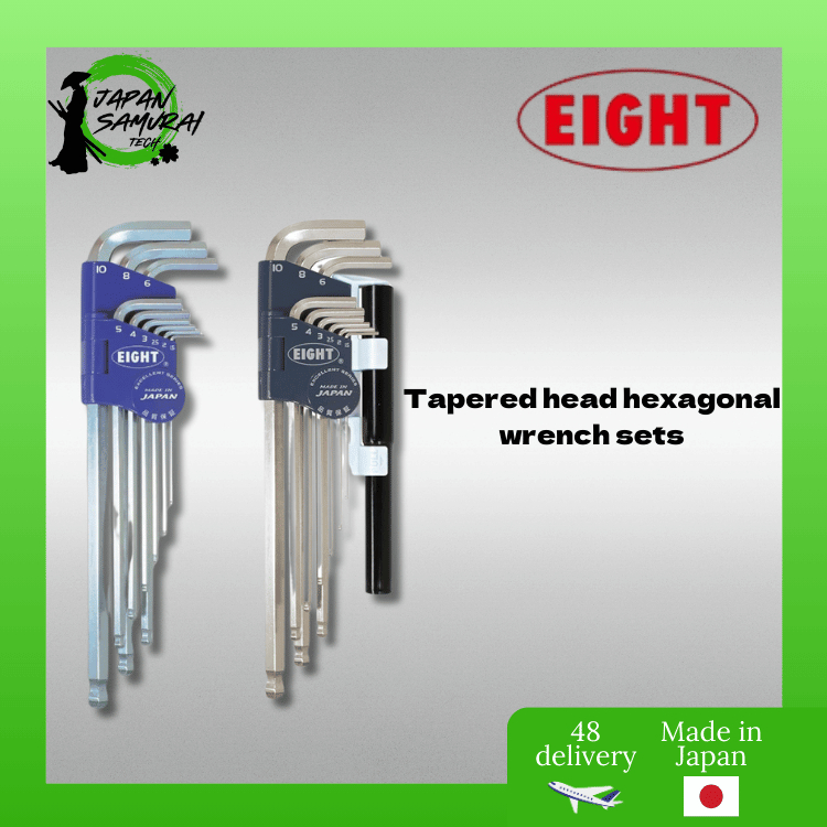Eight  Tapered head hexagonal wrench sets（TLS-9N / TLS-9NP） - Direct from Japan