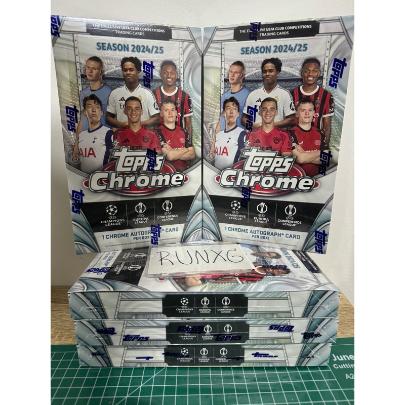 🚨พร้อมส่ง🚨 2024-25 Topps Chrome® UEFA Club Competitions Hobby Box
