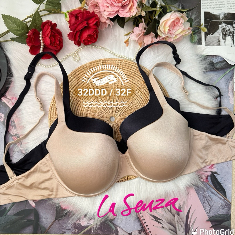 La Senza ใหม่มาก 32DDD/32F ฟองบาง