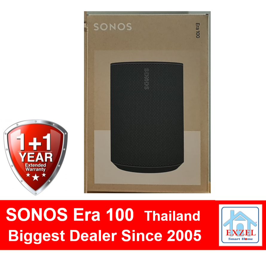 Sonos Era 100 : 1Yr + 1 Extra Yr Warranty | Fast 1 Day Ship from Bangkok | Smart Wireless Speaker, Black / White Era100 - รูปที่ 2