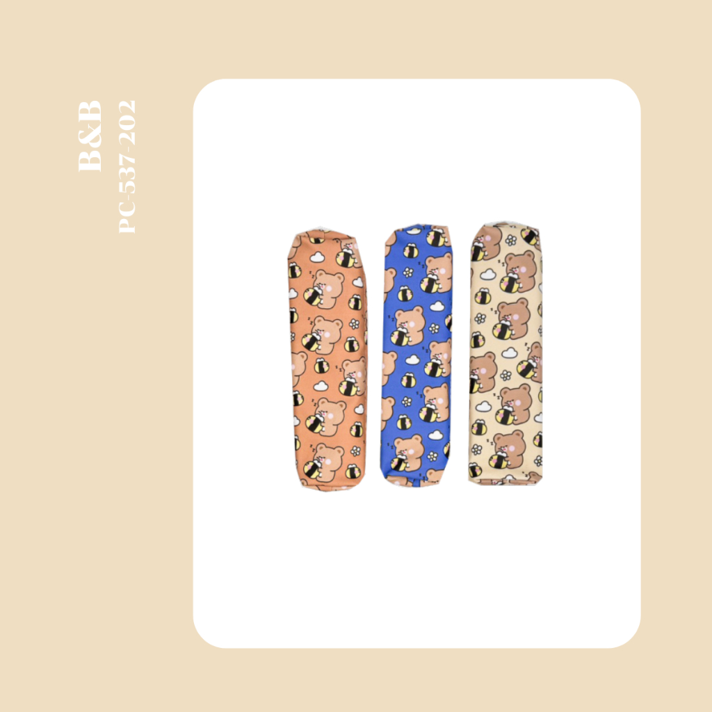 INS - กระเป๋าดินสอ ลายน่ารัก ใส่เครื่องเขียน เรียบง่าย ใช้สะดวก #PC196 - รูปที่ 4