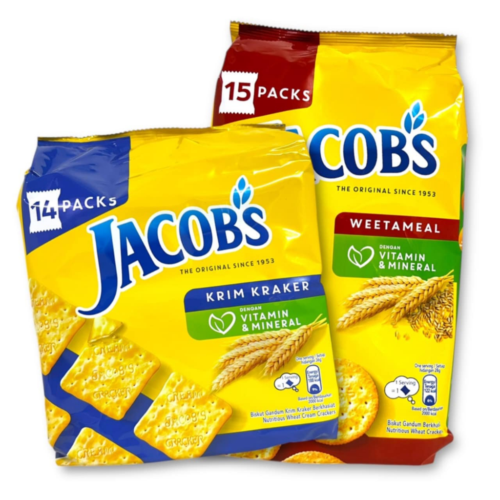 JACOB'S ขนมปังกรอบในตำนาน มีให้เลือก 2 แบบ