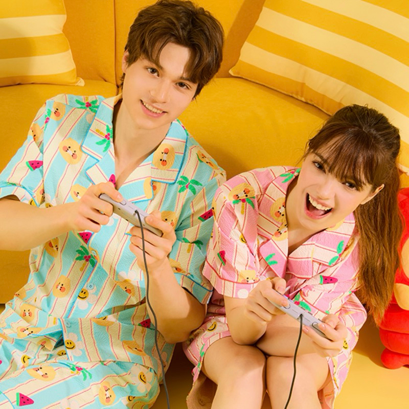 [Wiggle Wiggle x Kakao Friends] Cooling Pajama – Choonsik Edition (Men/Women) ชุดนอนเย็นสบาย Kakao F