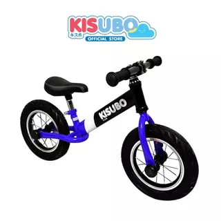 KISUBO จักรยานทรงตัว 12นิ้ว Kids Balance Bike โครงเหล็ก ล้ออะลูมิเนียม เติมลม ปรับเบาะได้