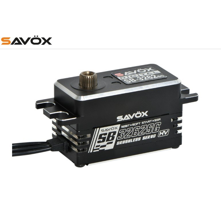 เซอร์โวดิจิตอล Savox MONSTER LINE HV SB-3262SG 35.0 kg/cm | 0.065 s/60° | 8.4V Patented Lightweight Brushless