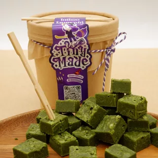 บราวนี่มัทฉะคิวบ์ ผงมัทฉะแท้ กรีนทีหอมๆ ใช้เนยแท้ หวานน้อย รสเข้ม Matcha Brownie Tinymade