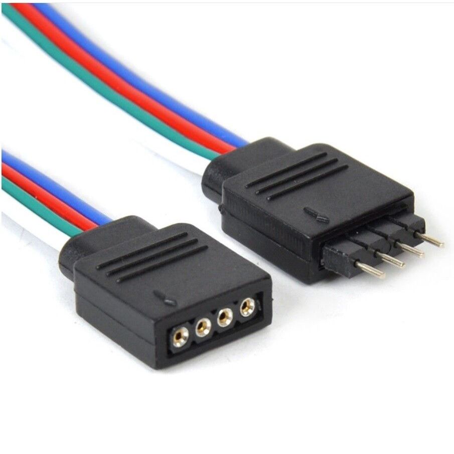 ขั้วต่อสายไฟ RGB 4pin ยาว 10cm