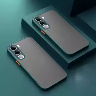 เคสขอบสี หลังแบบด้าน สำหรับ Vivo Y19s Y200 5G Y21D Y31 5G เคสโทรศัพท์กันกระแทก ขอบสีหลังด้าน