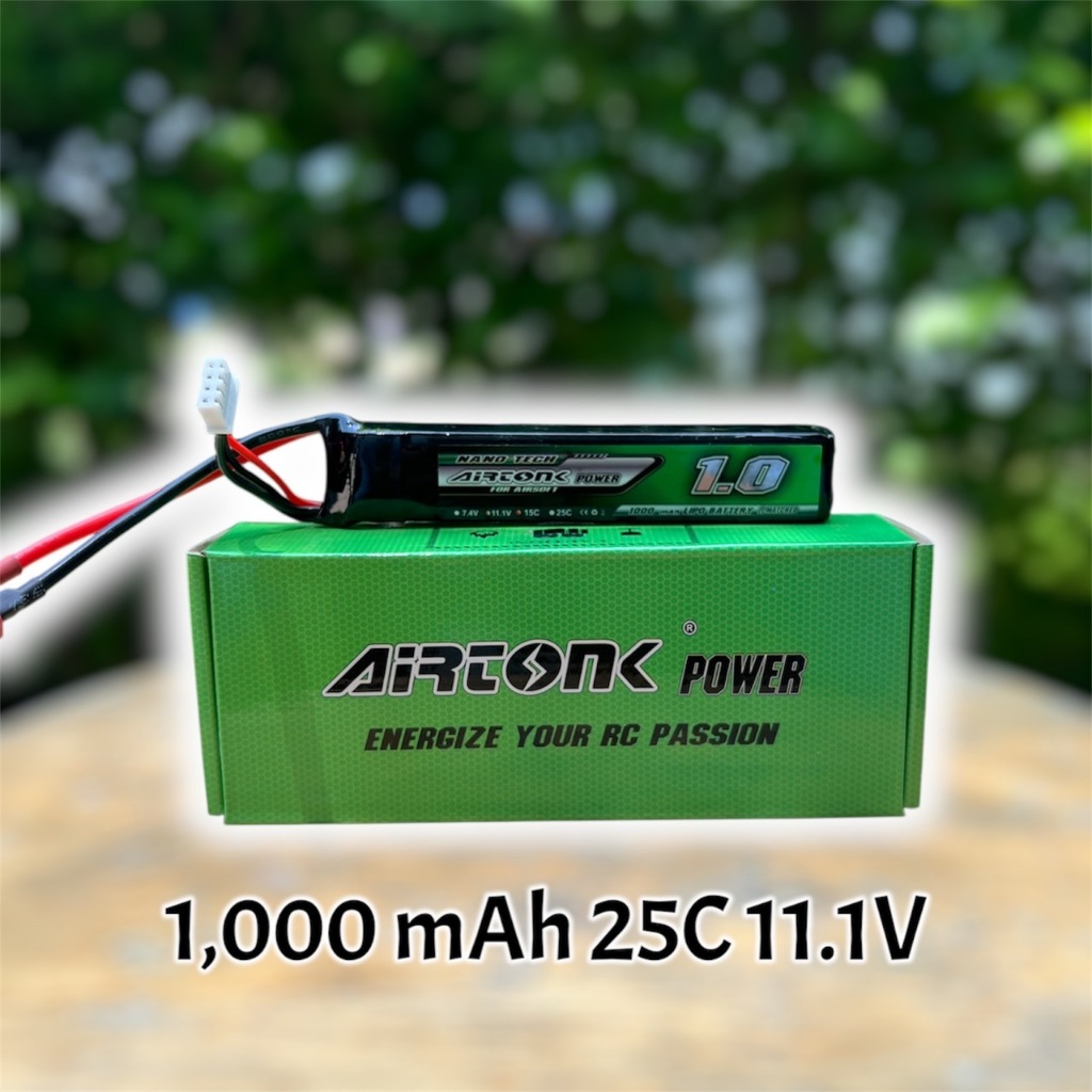 แบตลิโพNano-tech 1,000mah 11.1V 15C 3เซล  แบตเตอรี่LipoNano-tech ใส่ของเล่นไฟฟ้าทั่วไป