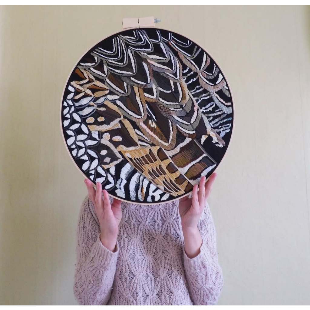 Nurge Beech Wood Embroidery Hoop สะดึง ขนาดใหญ่พิเศษ น๊อตทองเหลืองไม้บีชแท้ หนา 24mm - รูปที่ 3