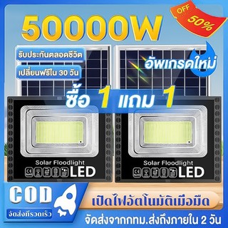 Bunny 【รับประกัน10ปี】Solar Light ไฟโซล่าเซลล์ ไฟ led ไฟสปอร์ตไลท์ SOLAR CELL แสงสีขาว ไฟสนามโซล่าเซลล์