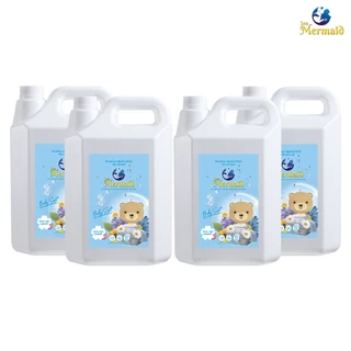 สินค้าพร้อมส่ง ลดใหญ่ท้ายปี SEA MERMAID น้ำยาซักผ้า 4500ml กลิ่น Baby Soft หอมอ่อน สูตรขจัดคราบลึก กำจัดกลิ่นไม่พึงประสง
