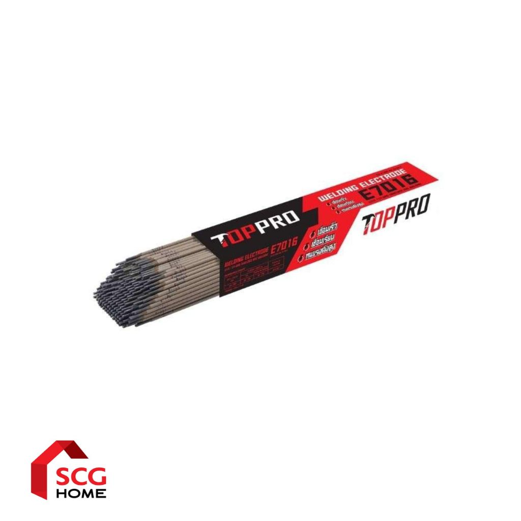 TOPPRO ลวดเชื่อมE7016 3.2mm. (1CAR=4PAC)