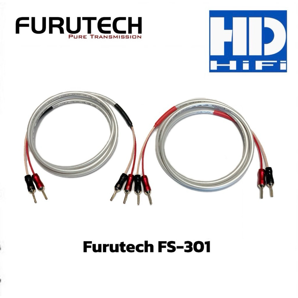 สายลำโพง Furutech FS301 เข้าหัว Taga Harmony TCB008 Banana Plugs (คู่)