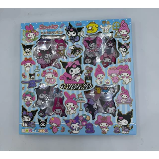 AIYIN สติ๊กเกอร์ 96แผ่นไม่ซ้ำลาย พร้อมกล่อง Sticker PVC น่ารักกันน้ำ สําหรับตกแต่ง สติ๊กเกอร์ไดคัท