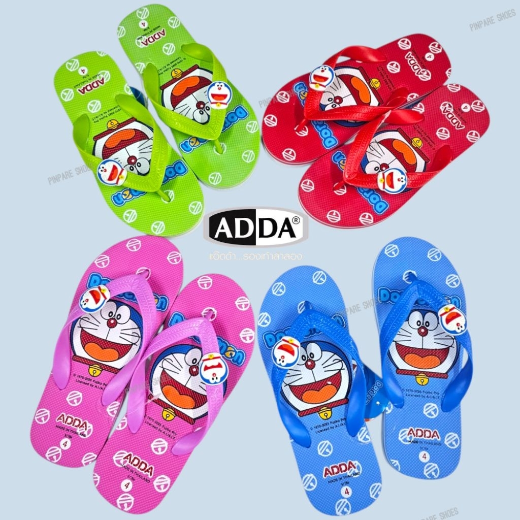 รองเท้าฟองน้ำ ADDA ลาย หน้าDoraemon 817B4