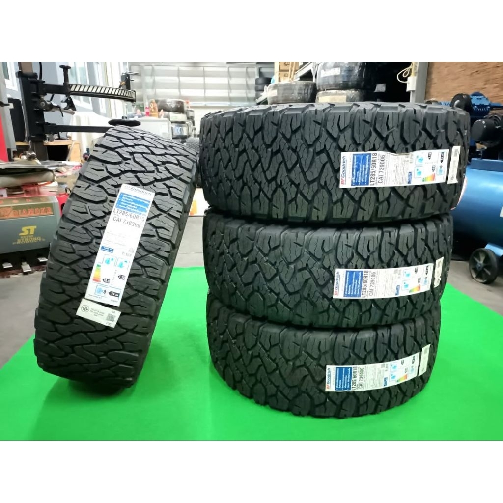 **ราคา 2 เส้น** ยางใหม่ 285/60R18 BF Goodrich All-Terrain Ko3 ผลิตปี 2025 ประกันบวม 2 ปี จัดส่งฟรี ม