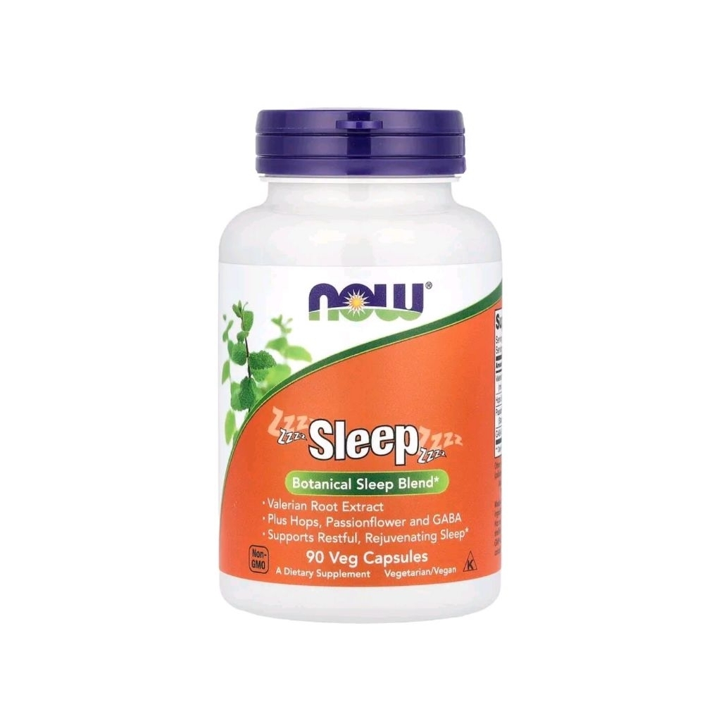 โบทานิคอล สลีป เบลนด์ / Botanical Sleep Blend w/ GABA & Hops [90 Capsules] by NOW FOODS